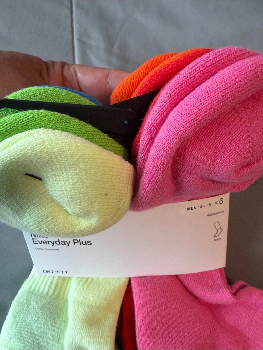 New Nike Everyday Plus Cushion Crew Socks (6-Pack)